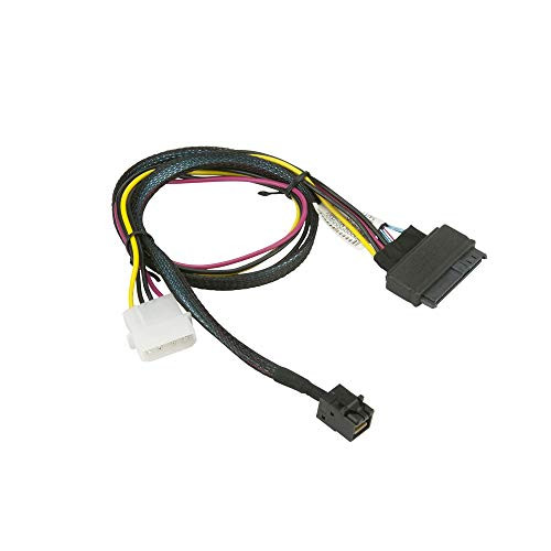 Supermicro SlimSASLP Cable with 2x Connector SFF-8639 0.7in/1.57in - Compatible with Servers