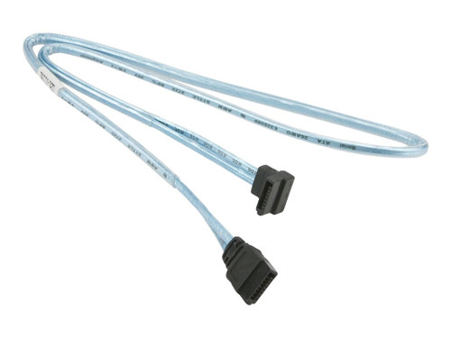 Supermicro - CBL-SAST-1001-2 - SATA Cable Straight Right-Angle 1.64ft