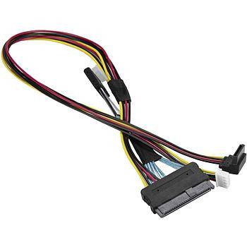 Supermicro - CBL-SAST-1217QOL4R-85 - Cable OcuLink x4 to SlimSAS x4 6.69in