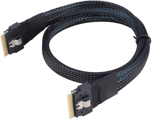 Supermicro - CBL-SAST-1253-100 - Cable Slimline x8 to 2x Slimline x4