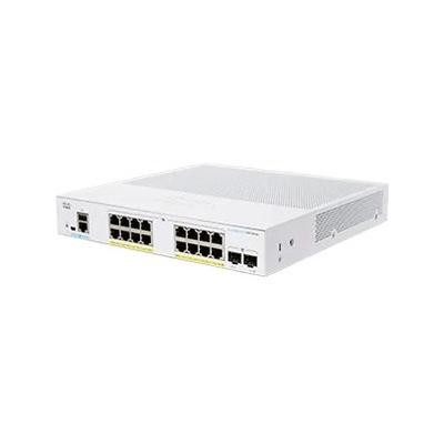 Cisco - CBS350-16P-2G-NA - Ethernet Switch 16-Port PoE 2-Port Gigabit