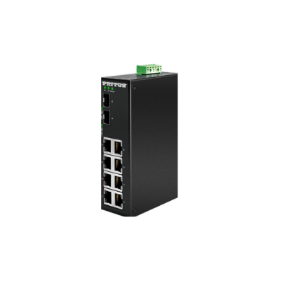 Patton - FP2008E/2SFP/DC - Network Switch Managed Industrial Gigabit 2SFP