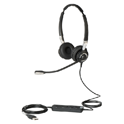 Jabra - GSA2409-820-205 - Headset Duo QD Noise Cancelling