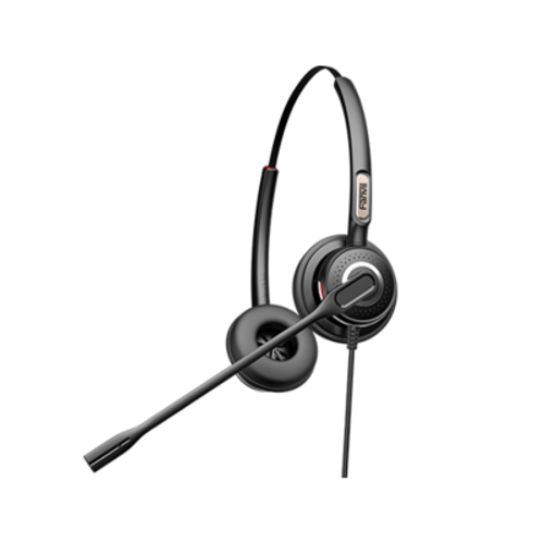 Fanvil HT202 Dual Headset - Compatible with VoIP phones - Lightweight design - Ideal for call centers