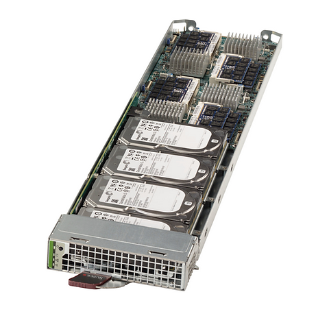 Supermicro MBI-6418A-T5H-PACK MicroBlade Barebone with Intel Atom C2550 - Embedded Processor - Server System
