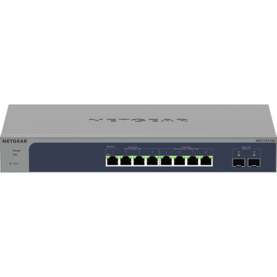 Netgear - MS510TXUP-100NAS - Network Switch 8-Port Layer 3 PoE++