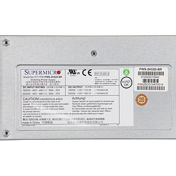 Supermicro - PWS-2K02D-BR - Power Supply 2000W 1600W Redundant