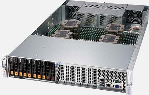 Supermicro SYS-2049P-TN8R 2U Barebone Quad Intel Processor server, compatible with ProLiant DL360p Gen8 servers