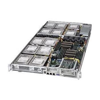 Supermicro - SYS-6017R-73HDP+ - 1U Barebone Server Dual E5-2600 v2 1TB