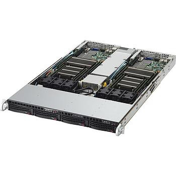 Supermicro - SYS-6018TR-T - Server 1U Dual Node Xeon E5-2600 v3/v4