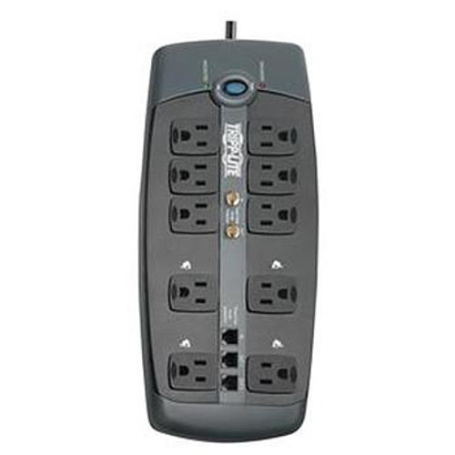 Tripp Lite TLP1008TELTV Surge Suppressor 10 Outlets for TV Protection