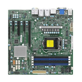 Supermicro - X12SCQ - Motherboard Micro-ATX LGA-1200 128GB SATA3 Dual