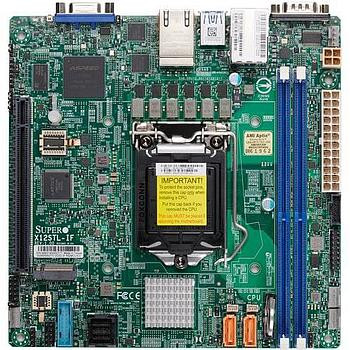 Supermicro X12STL-IF Mini-ITX Motherboard for Intel Xeon E-2300, Single Socket LGA-1200, Server Motherboard