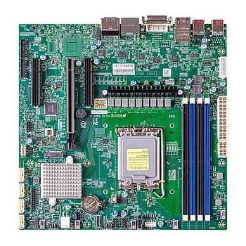 Supermicro - X13SAZ-Q - Motherboard Micro-ATX Intel 12th 13th Gen