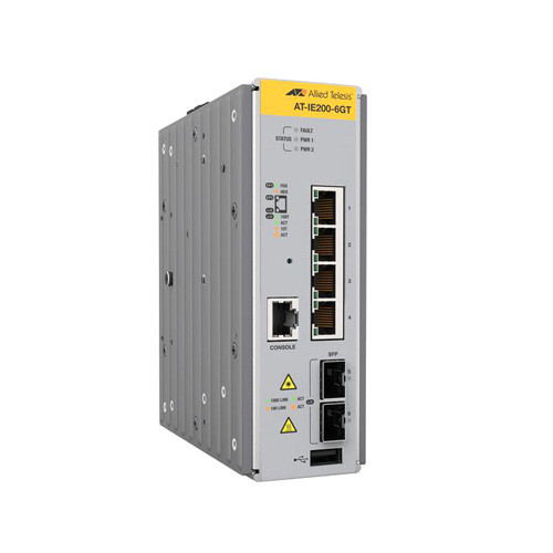 Allied Telesis - AT-IE200-6GT - Ethernet Switch 6-Port SFP