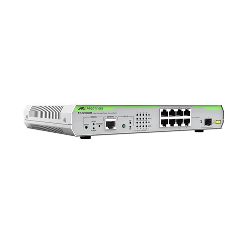 Allied Telesis - AT-GS908M-10 - Network Switch 8-Port Gigabit 1x SFP