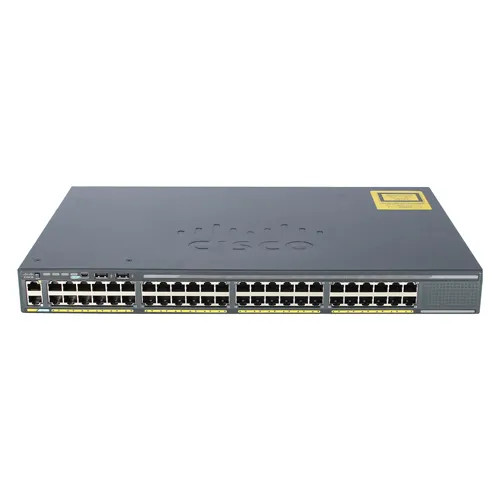 Cisco 3650 36x UPoE 12x 10GBE 8x SFP+ Switch - Rack-mounted switch compatible with data centers. - WSC365012X48URE-RF