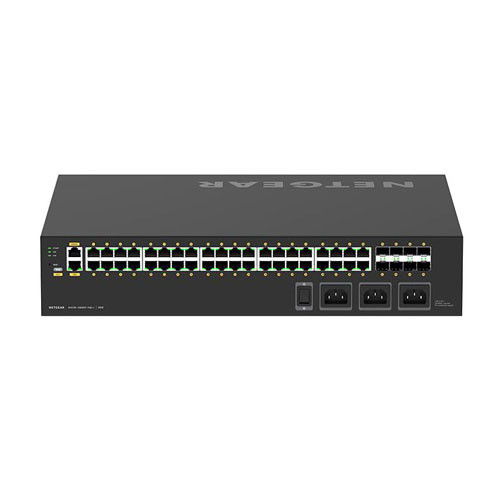 Netgear - GSM4248UX-100NAS - Network Switch 40-Port RJ45 PoE+ 8-Port SFP+