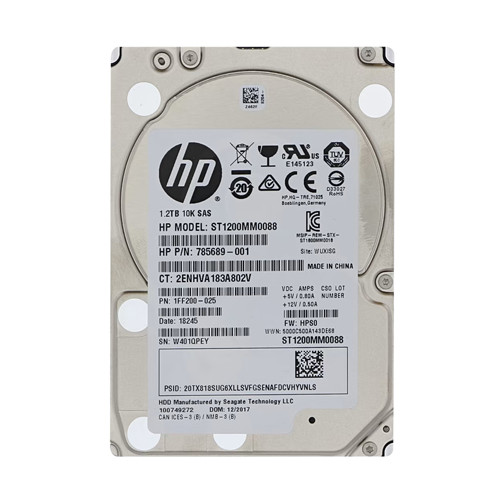 HP - 785689-001 - HDD 1.2TB SAS 12Gb/s 10K 2.5"