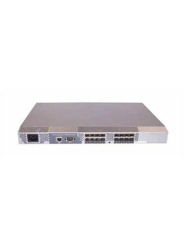 HP StorageWorks 2/16V 16 x SFP FC 1U Rack-mountable SAN Switch - Compatible with server racks - AA990AR