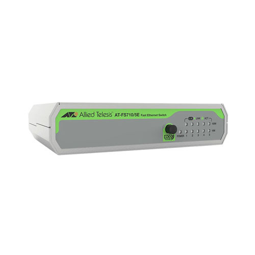 Allied Telesis - AT-FS710/5E-10 - Network Switch 5-Port 100BTX Unmanaged