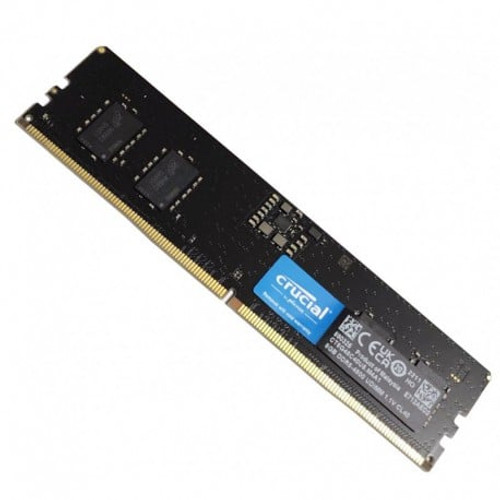 Crucial 8GB DDR5-4800MHz UDIMM 1Rx16 CL40 Memory for CT8G48C40U5.M4A1 Servers