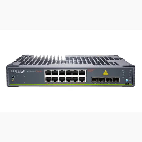 Juniper EX4100-F-12P-TAA 12x PoE+ 1G 2x 10GB Uplink 4x 10G SFP+ Switch - Networking Switch for Data Centers