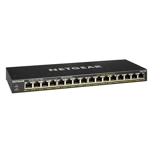 Netgear GS316P-100NAS 16-Port PoE Switch