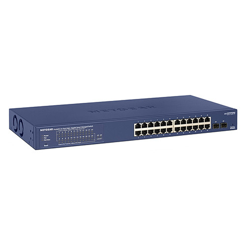 Netgear - GS724TP-200NAS - Network Switch 24-Port Gigabit PoE+ 2x SFP