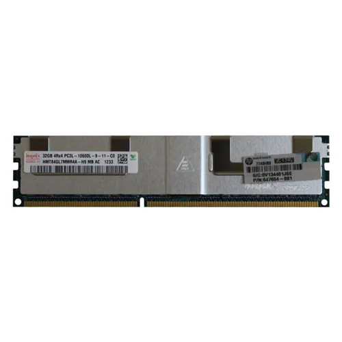 Hynix 32GB DDR3-1333MHz LRDIMM 4Rx4 CL9 Memory for ProLiant DL360p Gen8 servers - HMT84GL7MMR4A-H9MB