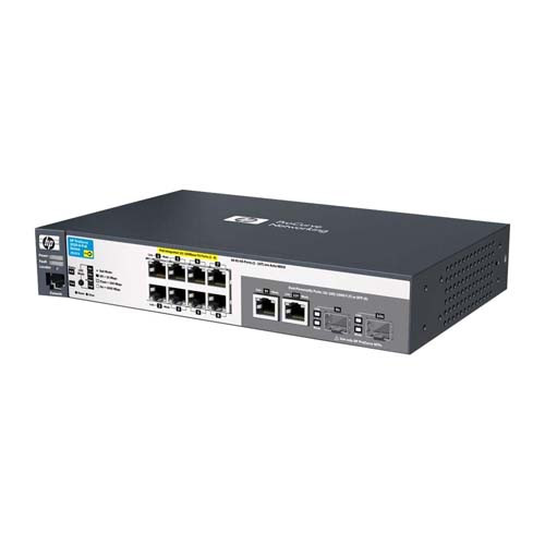 HP J9137AR#B8X 2520-8-PoE 10-Port + 2-Port SFP Layer 3 Switch for network infrastructure
