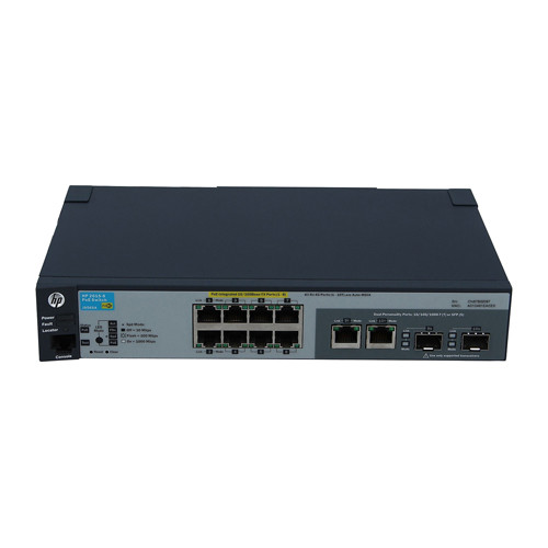 HP J9565A#ACJ 2615-8-PoE 10-Port + 2-Port SFP Layer 3 Switch for network infrastructure