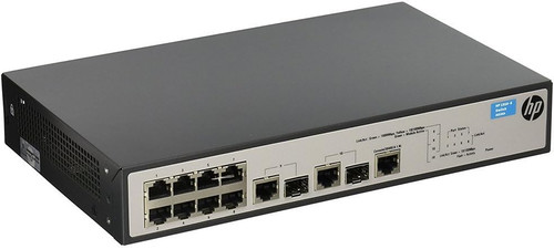 JG537A#AKM - HP - 1910-8-PoE+ 10-Port + 2-Port SFP Layer 3 Switch