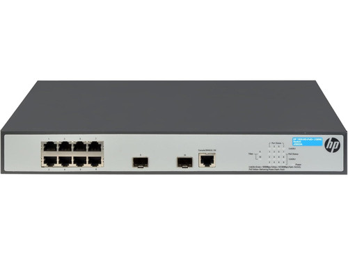 HP - JG922A#AKM - Network Switch 8-Port PoE+ 2-Port SFP Layer 3