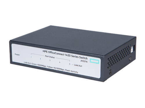 HP - JH327A#ACJ - Network Switch 5-Port Gigabit Layer 2