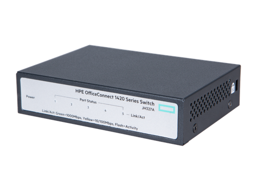 HP - JH327AR#B8X - Network Switch 5-Port Gigabit Layer 2