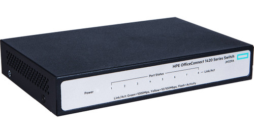 HP - JH329A#ACQ - Network Switch 8-Port Gigabit Layer 2