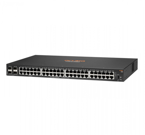 HP 6100 48G 4SFP+ Layer 3 Switch, 48-Port + 4-Port SFP+, JL676A#AC3, for network infrastructure