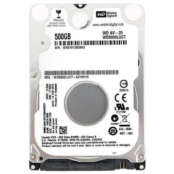 Western Digital - WD5000LUCT-A1 - HDD 500GB 5400RPM SATA 2.5" 16MB
