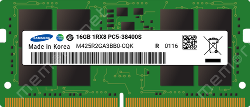 Samsung - M425R2GA3BB0-CQK - Memory 16GB DDR5-4800MHz SODIMM 1Rx8 CL40