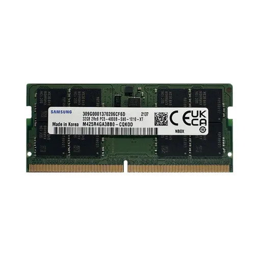 Samsung 32GB DDR5-4800MHz SODIMM 2Rx8 CL40 Memory module for laptops and ultrabooks - M425R4GA3BB0-CQKOD