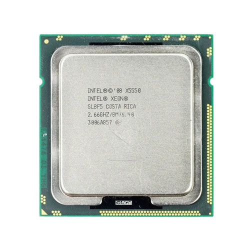 HP Xeon X5550 4-Core 2.66 GHz processor for LGA-1366 socket, compatible with NF151AAR servers