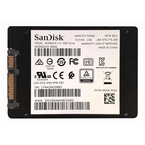 SanDisk - SDSSDH3-500G-G2 - SSD 500GB SATA 6Gb/s 2.5"