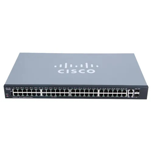 Cisco SG250-50-K9-NA-RF 48 Port + 4 SFP GE Switch for Small to Medium Businesses