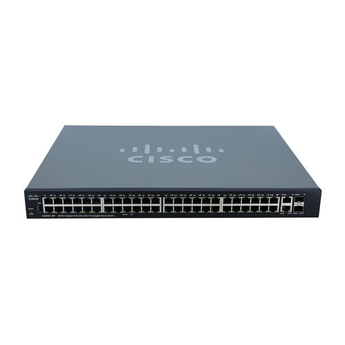 Cisco - SG250X-48P-K9-NA - Network Switch 48-Port PoE+ 2x 10GbE 2x SFP+