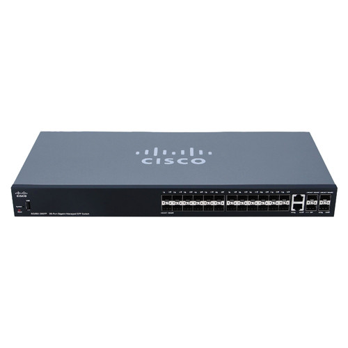 Cisco - SG350-28SFPK9NA-RF - Network Switch 28-Port SFP L3