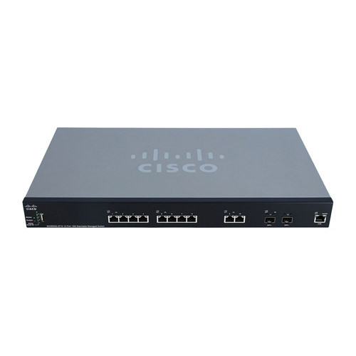 Cisco - SG350XG-2F10-K9-NA - Network Switch 12-Port 10GbE SFP+ 10GBASE-T