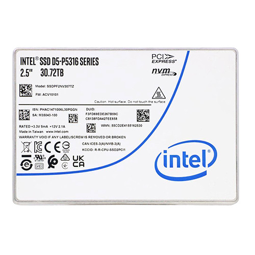 Solidigm SSDPF2NV307TZN1 - 30.72TB NVMe QLC SSD