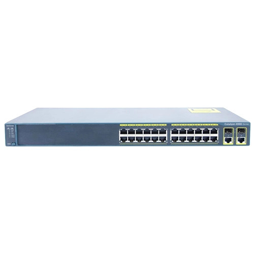 Cisco - WS-C2960-24TT-L-V02= - Network Switch 24-Port RJ45 2-Port
