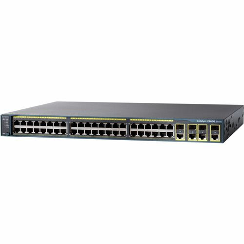 Cisco - WS-C2960-48PSTL-RF - Network Switch 48-Port PoE 2-Port SFP L3